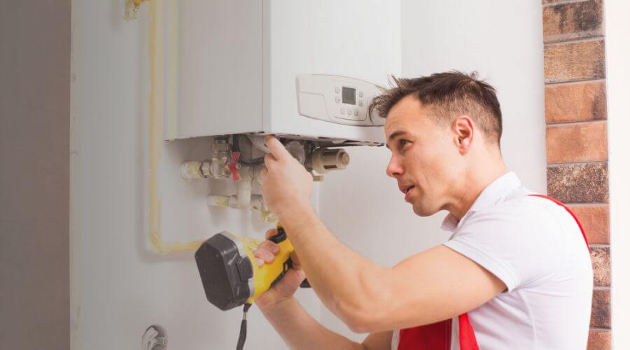 Local tankless water heater installation in Ortley, SD